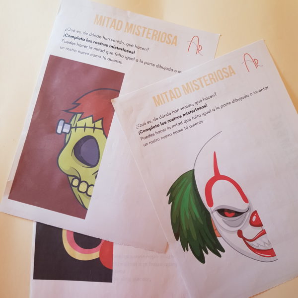 Actividad de Halloween de estimulación cognitiva